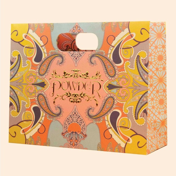 Powder Design Inc UK Printed Climbing Leopard - Tangerine Scarf - Picture 4 of 5